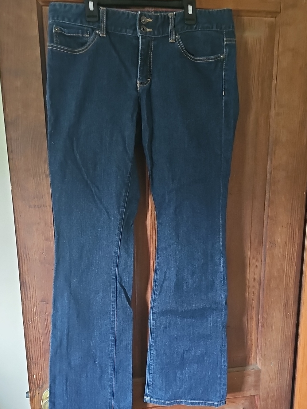 Tommy Hilfiger Dark Blue Flare Wide-Leg Jeans